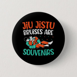 Brazilian Jiu Jitsu Trainer Martial Arts BJJ MMA 2 Inch Round Button