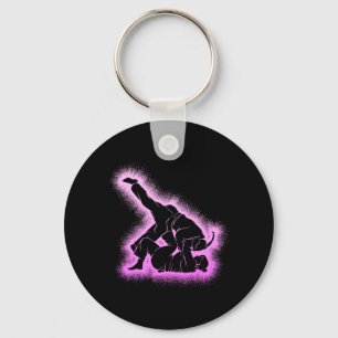 Brazilian Jiu Jitsu Women Girls Jiujitsu BJJ Keychain