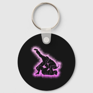 Brazilian Jiu Jitsu Women Girls Jiujitsu BJJ Keychain