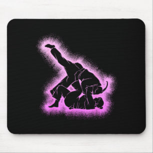 Brazilian Jiu Jitsu Women Girls Jiujitsu BJJ Mouse Pad