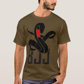 Brazilian Jiujitsu Mamba snake by BJJ black belt T-Shirt