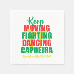 Brazilian Martial Arts Dance Fight Capoeira Gift Napkin