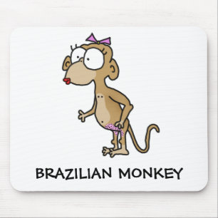 Brazilian Monkey Mousepad