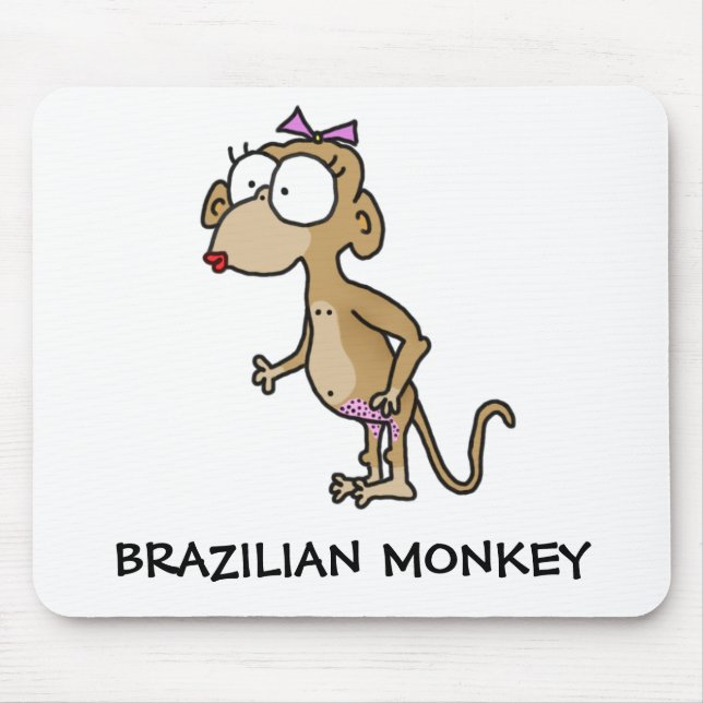 Brazilian Monkey Mousepad (Front)
