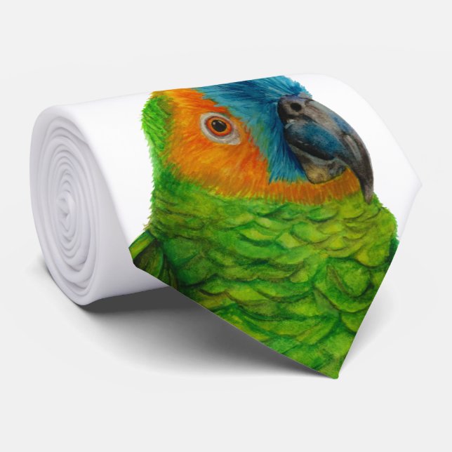 Brazilian Parrot Tie (Rolled)