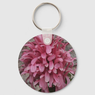 Brazilian plume flower keychain