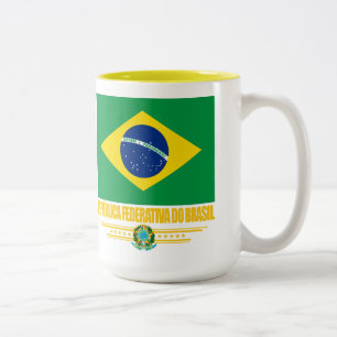Brazilian Pride Two-Tone Coffee Mug