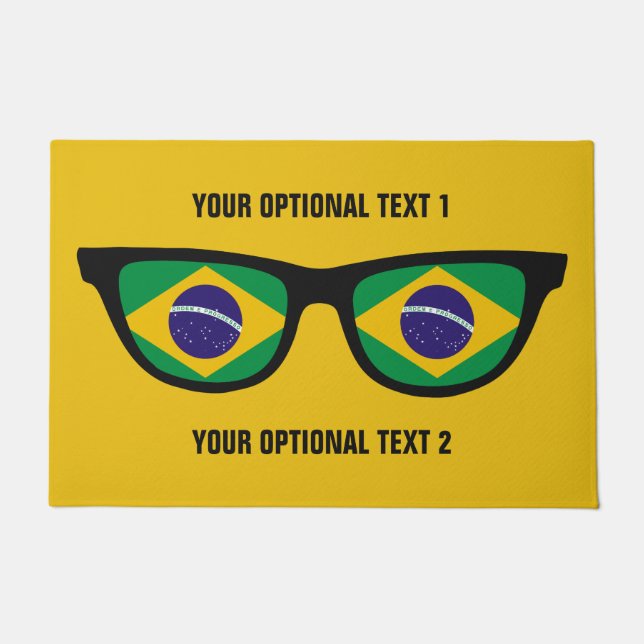 Brazilian Shades custom door mats (Front)