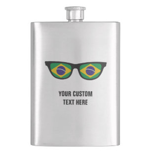 Brazilian Shades custom flask