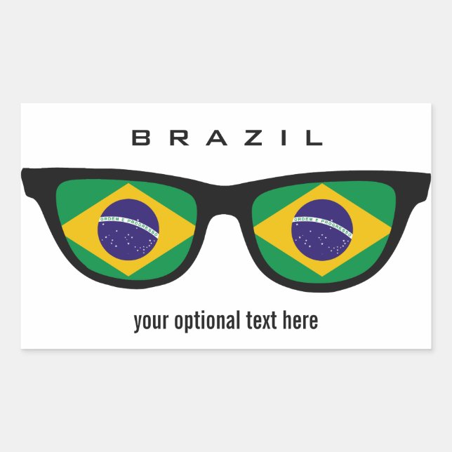 brazilian Shades custom stickers (Front)