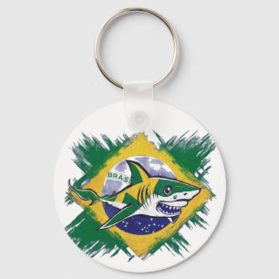 Brazilian Shark  Keychain