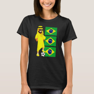 Brazilian Sheik Brazil Flag Soccer T-Shirt