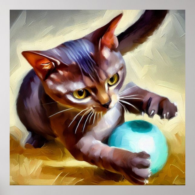 Brazilian Shorthair Cat  Poster (Front)