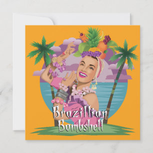 Brazillian bombshell invitation