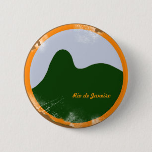 BrazilRio logo sugarloaf 2 Inch Round Button