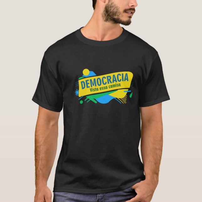 Brazil's Stampa Democracy T-Shirt (Front)