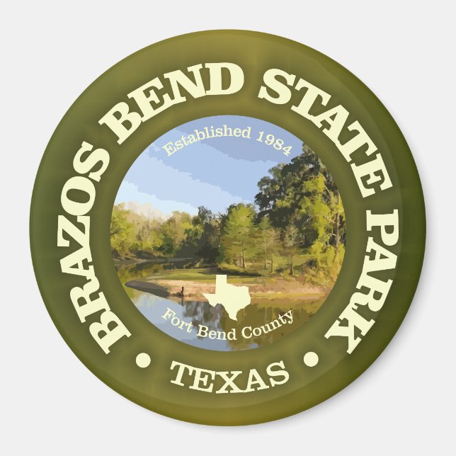 Brazos Bend SP Magnet (Front)
