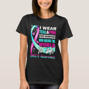 Brca Awareness Breast And Ovarian Cancer Support  T-Shirt