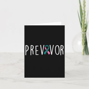 Brca Breast Cancer Prevention Pink Ribbon Breast A Card