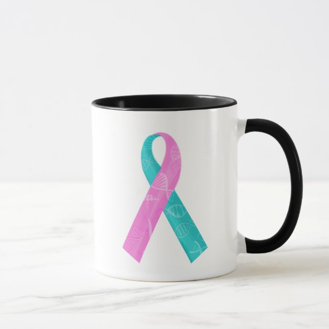 BRCA DNA strand ribbon Mug (Right)