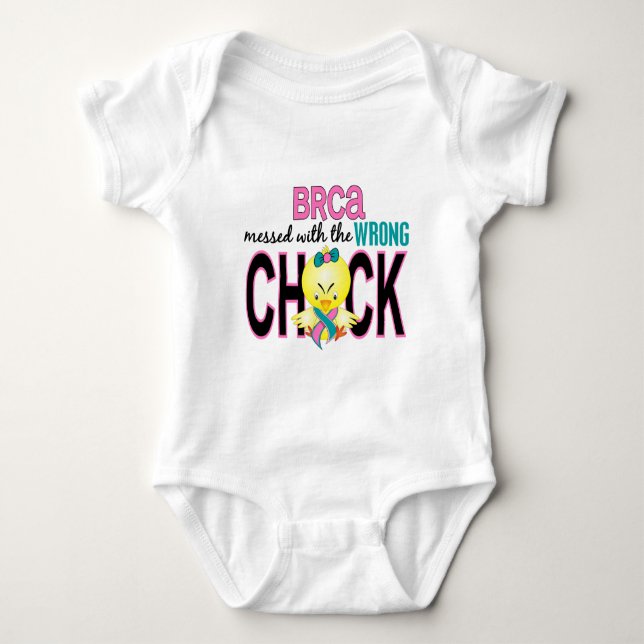 BRCA Messed With Wrong Chick T-Shirt (Front)