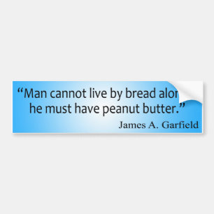 Bread and Peanut Butter Bumper Sticker