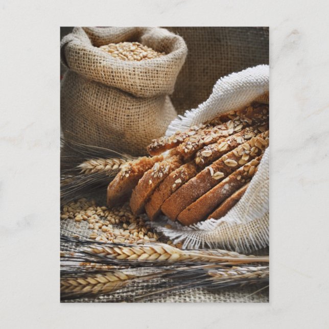 Bread And Wheat Ears Postcard (Front)