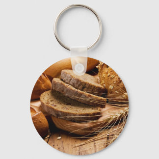 Bread and Wheat Keychain