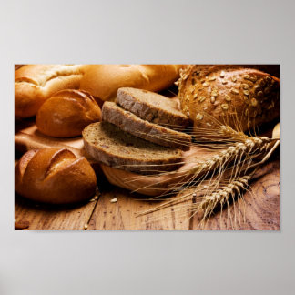 Bread and Wheat Poster