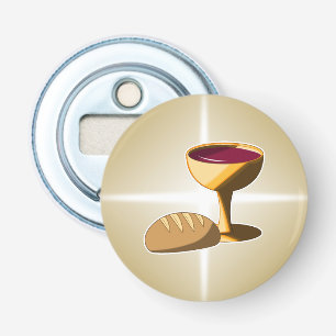 Bread and Wine The Last Supper Easter Communion Bottle Opener