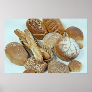 Bread assortment poster