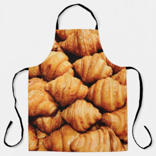 Bread background / Bread is a staple food prepared Apron