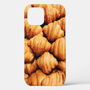 Bread background / Bread is a staple food prepared iPhone 12 Case