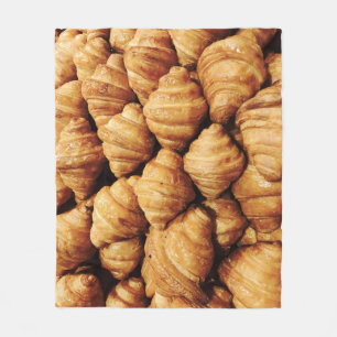 Bread Background: Staple Food Illustration Fleece Blanket