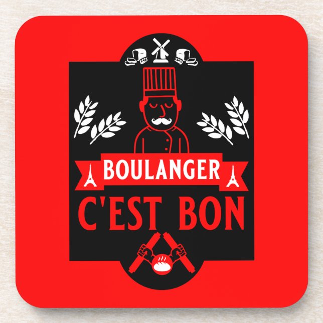 Bread Baker Coaster (Front)