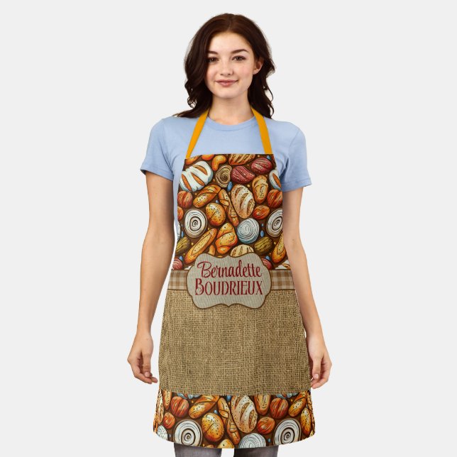 Bread Baking  Apron (Worn)