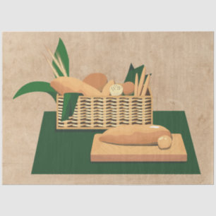 Bread Basket Decoupage 20"x30" Tissue Paper