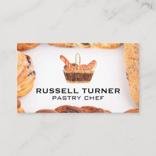 Bread Basket   Pastries Business Card
