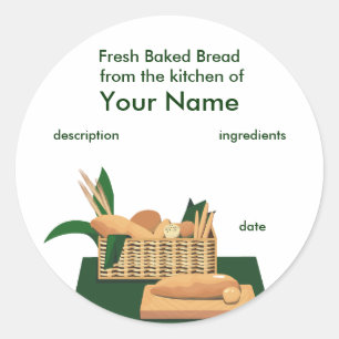 Bread Basket Product Label