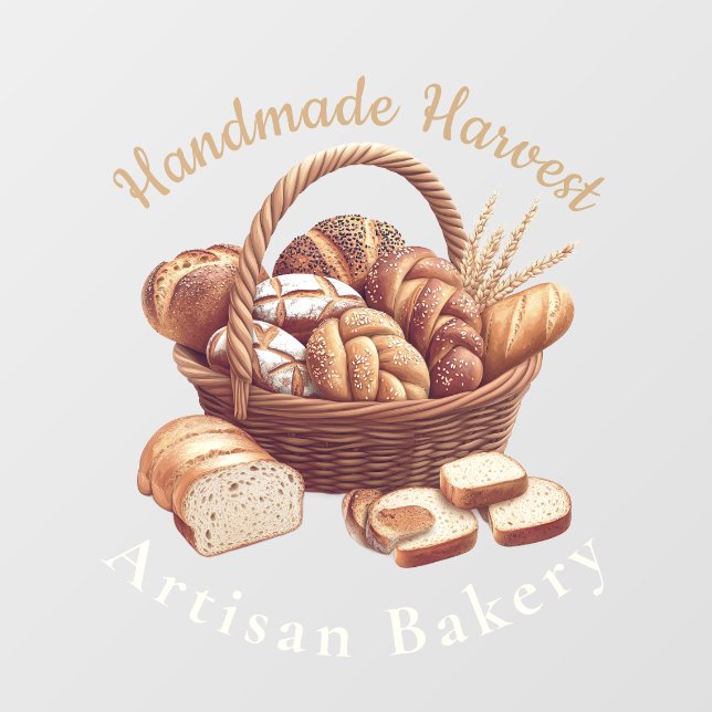 Bread Basket  Window Cling (Sheet)