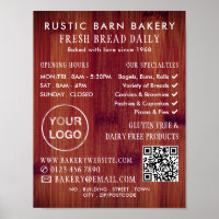 Bread Board, Bakers, Bakery Store Advertising