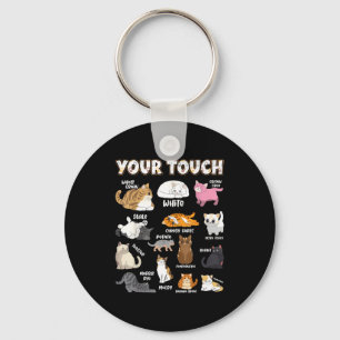 Bread Cats Variety Punny Cartoon Kitty Design  Keychain