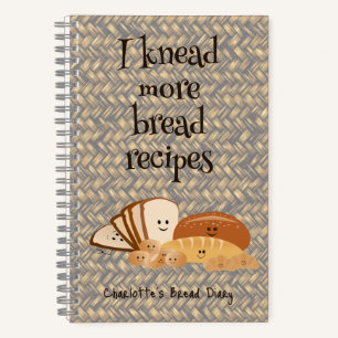 Bread Diary Spiral Notebook