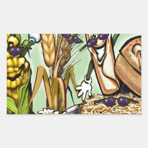 Bread Grain Food Group Sticker