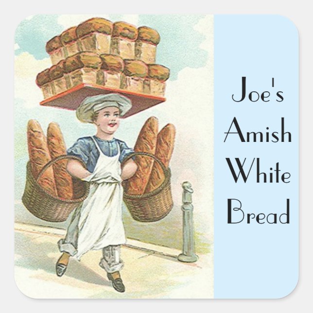 Bread Homemade Kitchen Gift Tag Fun Personalize (Front)