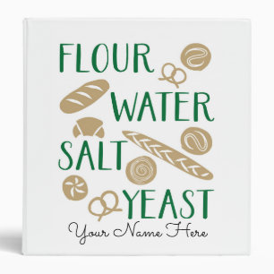 Bread Ingredients Baking Binder