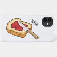 Bread & jam cartoon illustration