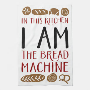 Bread Machine Baking Kitchen Towel