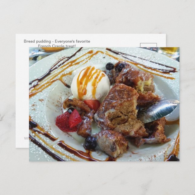 Bread Pudding Postcard (Front/Back)