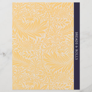 Bread   Recipe Divider   Vintage Gold Floral